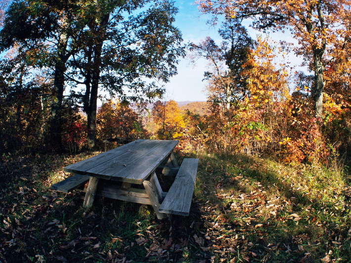 Table beneath Big Limestone